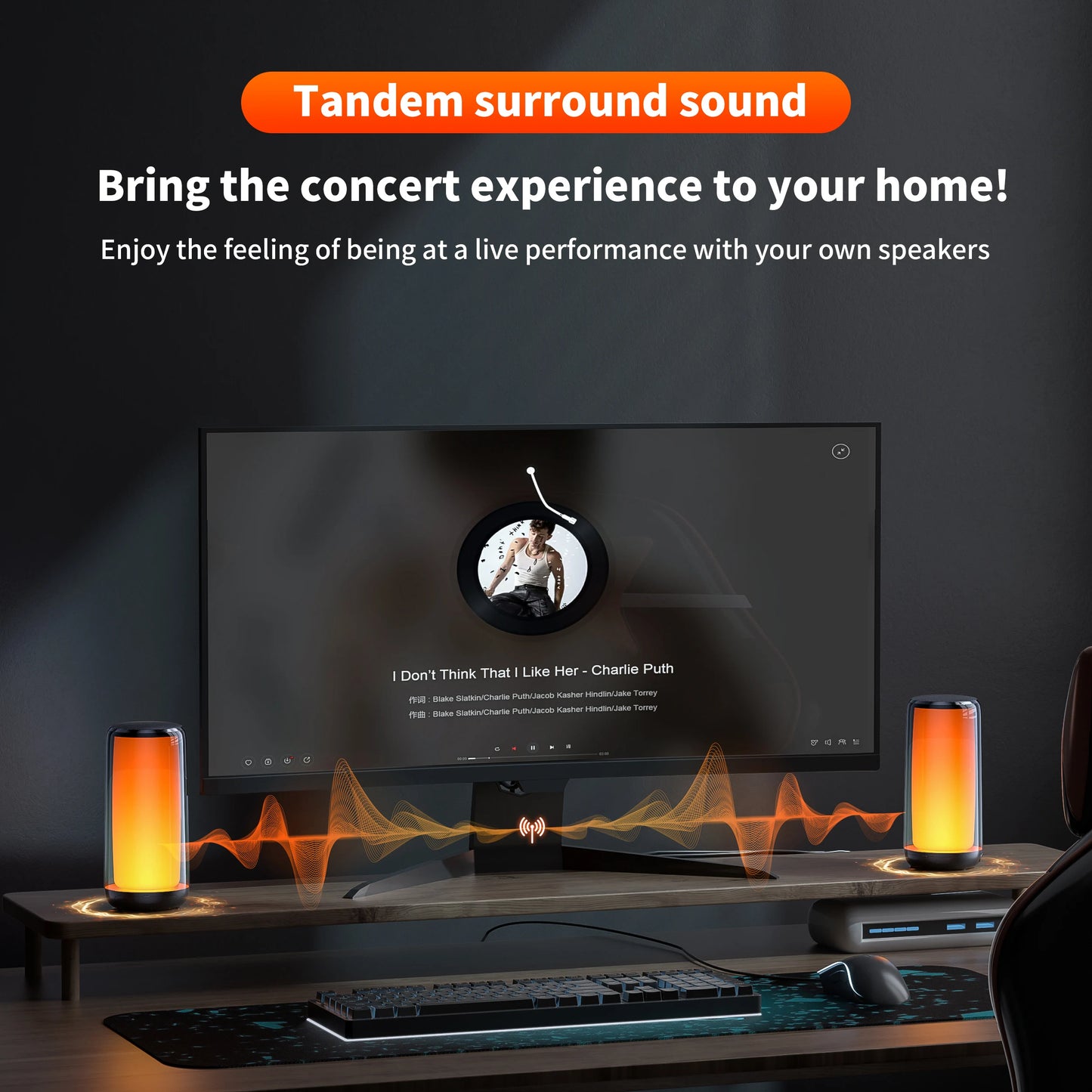 QERE Bluetooth Speaker with Hi-Res 10W Audio