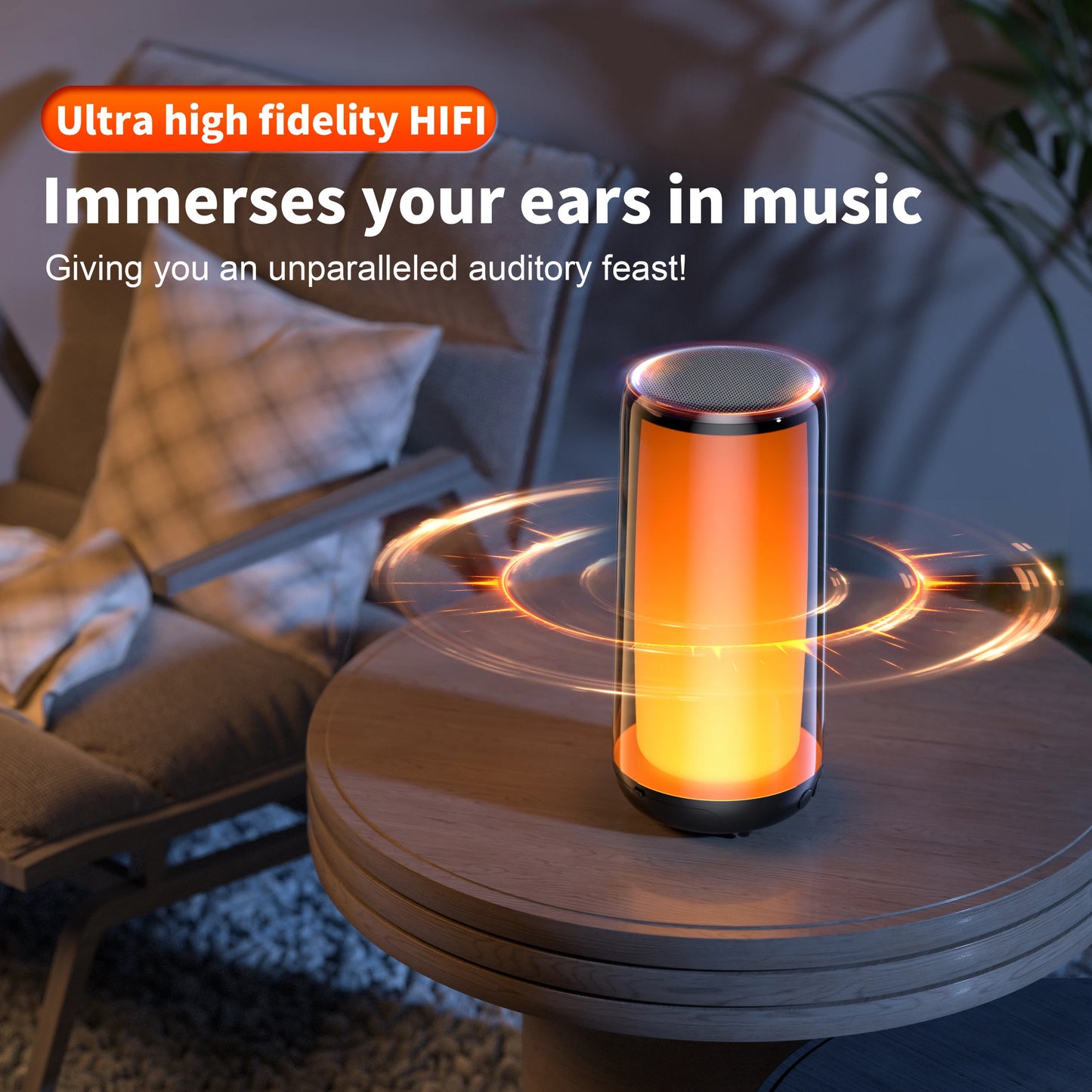 QERE Bluetooth Speaker with Hi-Res 10W Audio