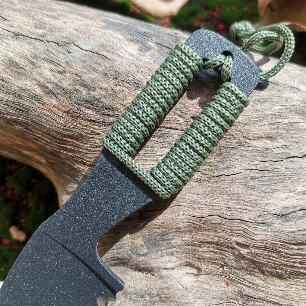 Pocket Knife Fixed Blade Outdoor Survival Cutter with Sheath