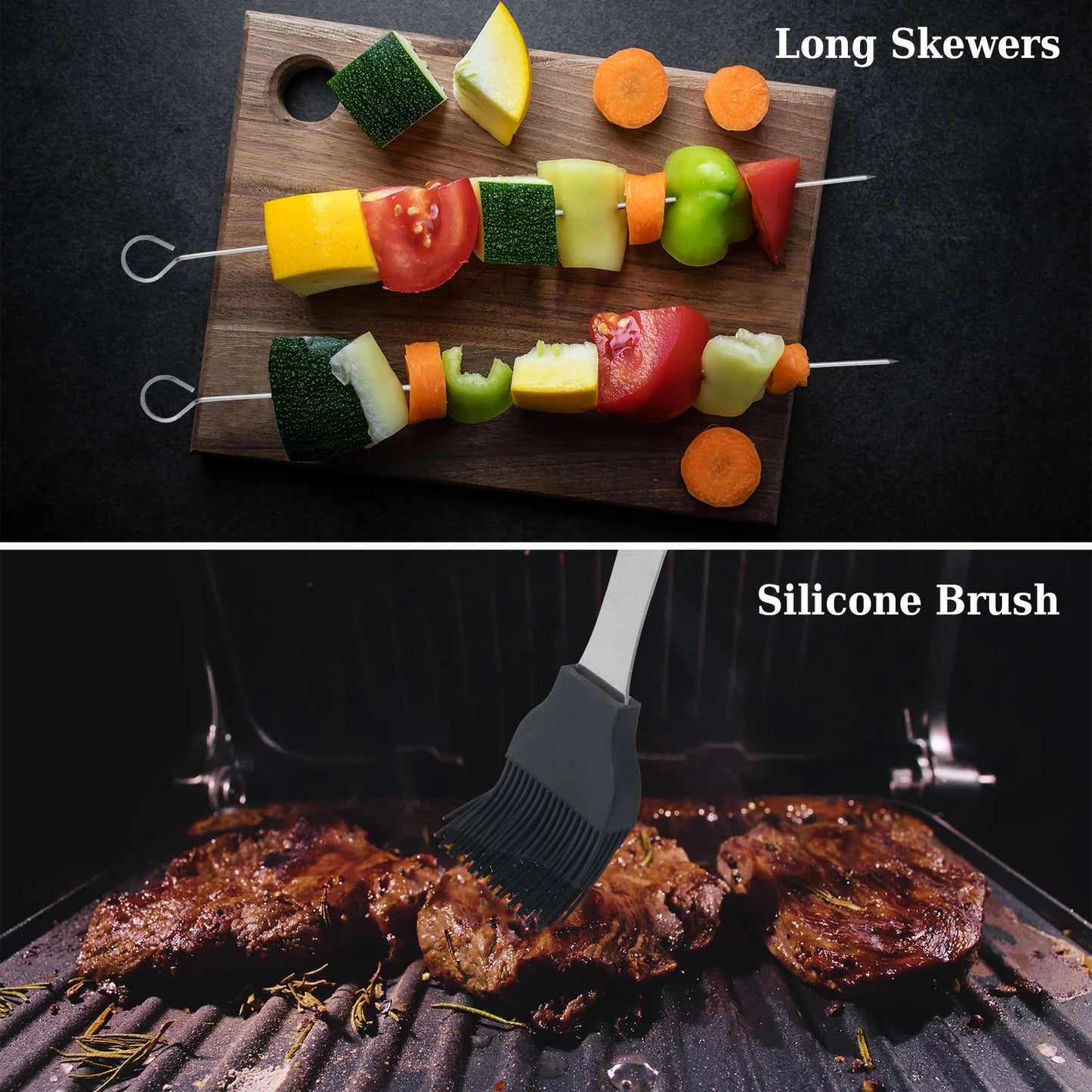 20PCS Barbecue Utensils, Grill Tools,