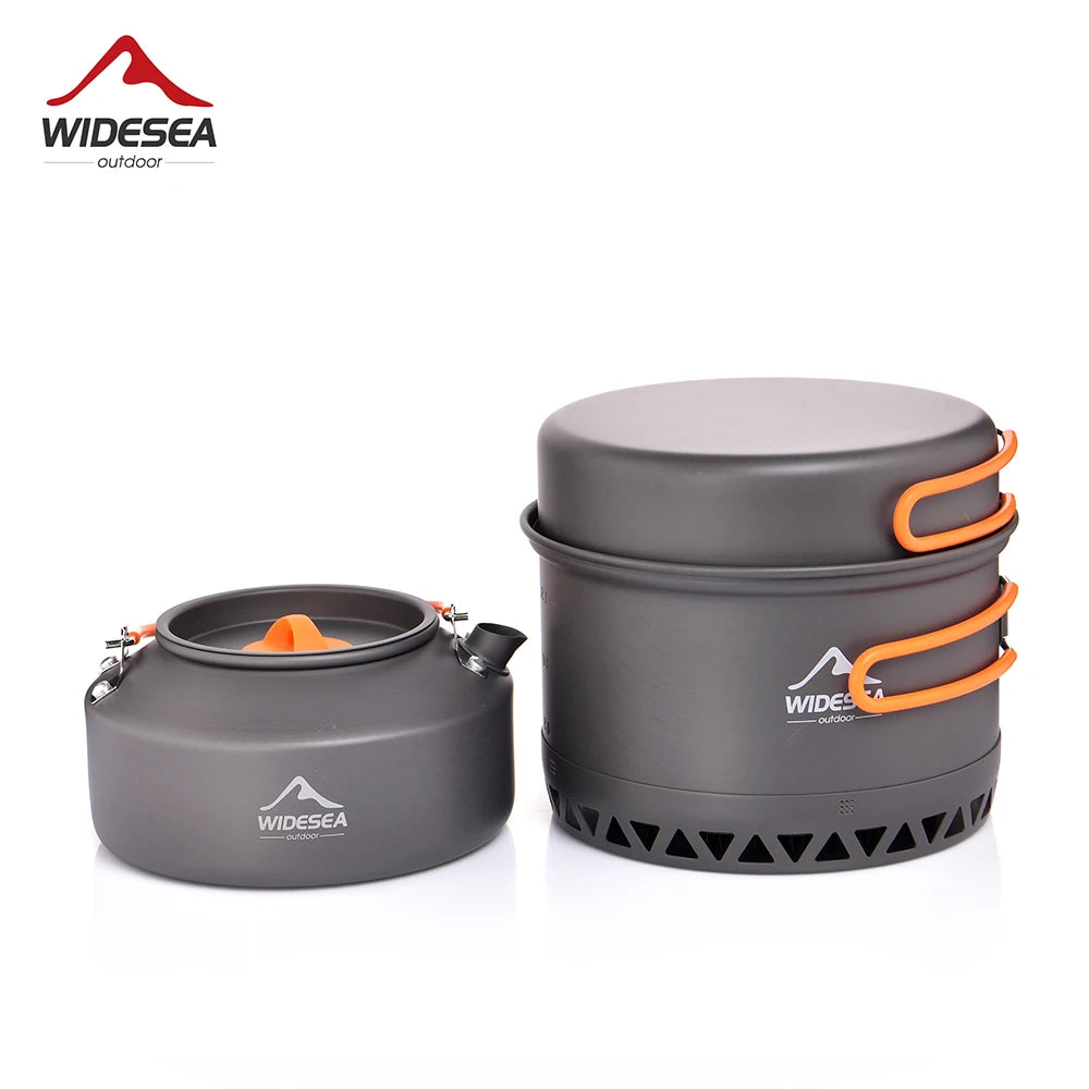 Widesea Camping 1.3L 2.3L Cookware Outdoor Cooking