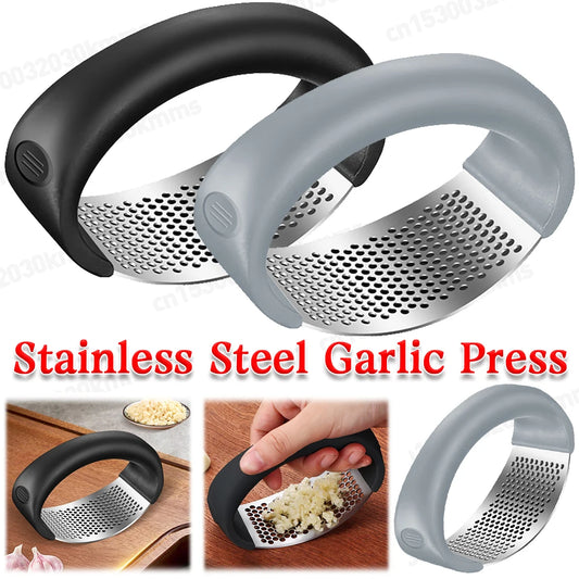 Stainless Steel Garlic Press