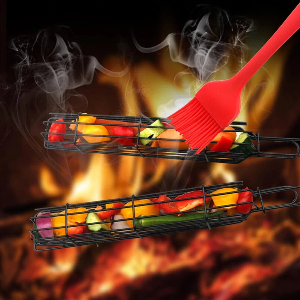 Non-Stick BBQ Grilling Basket Set (4 Pieces)