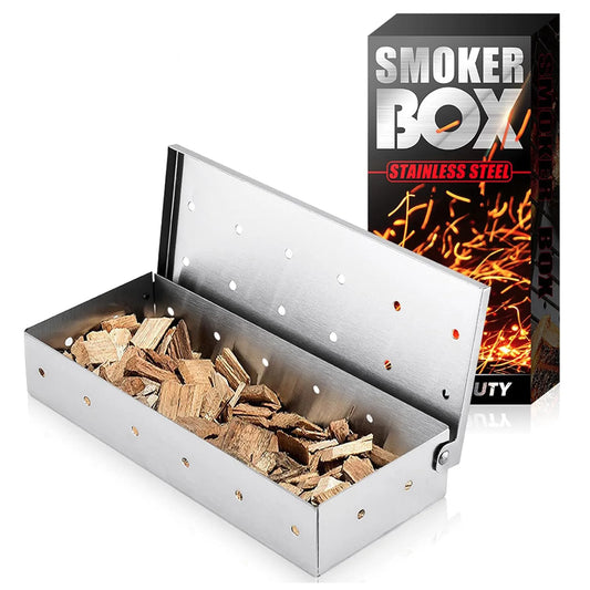 Smoker Box BBQ Smoker Box Wood Chips