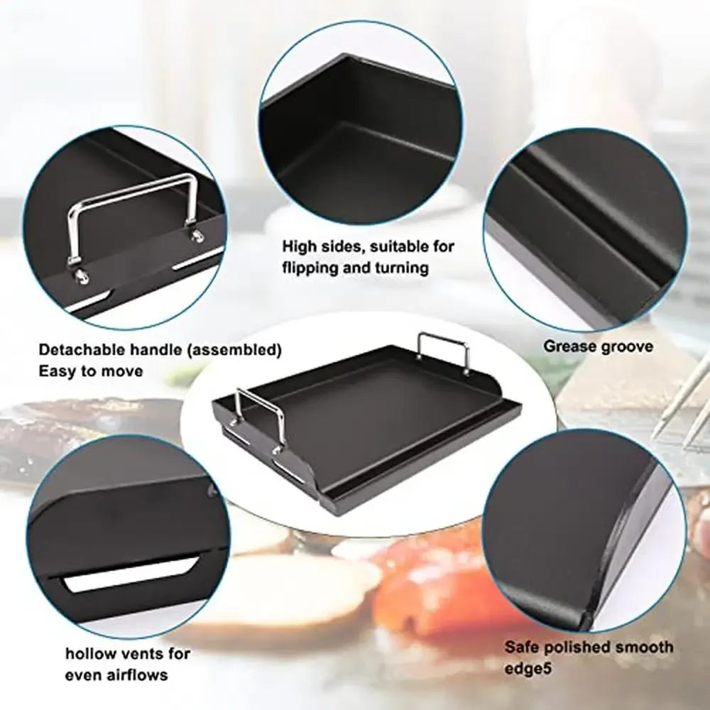 Nonstick Gas Grill Griddle Insert 17x13