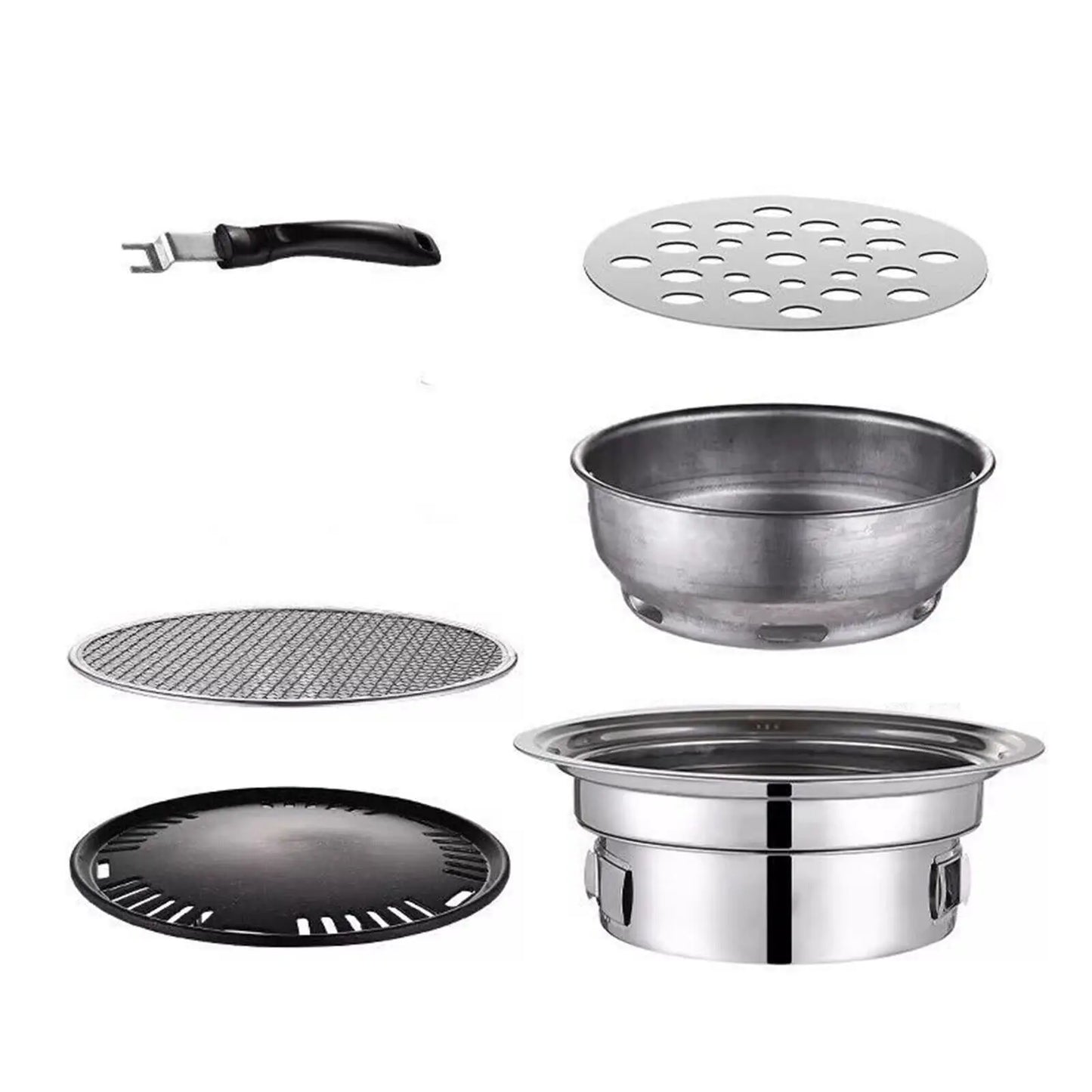 Japanese Korean Stainless Steel Hibachi