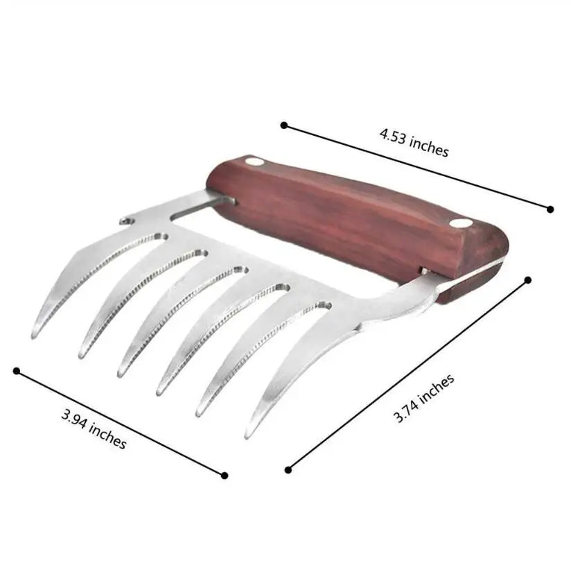 1pc Bear Claws Barbecue Fork Pull