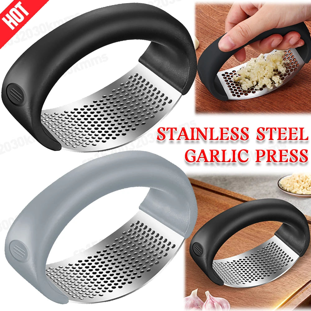 Stainless Steel Garlic Press