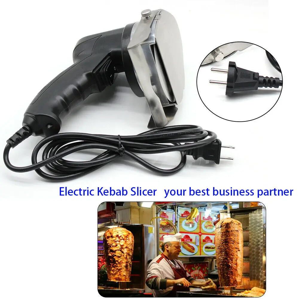 Electric Kebab Slicer 80W Portable Handheld