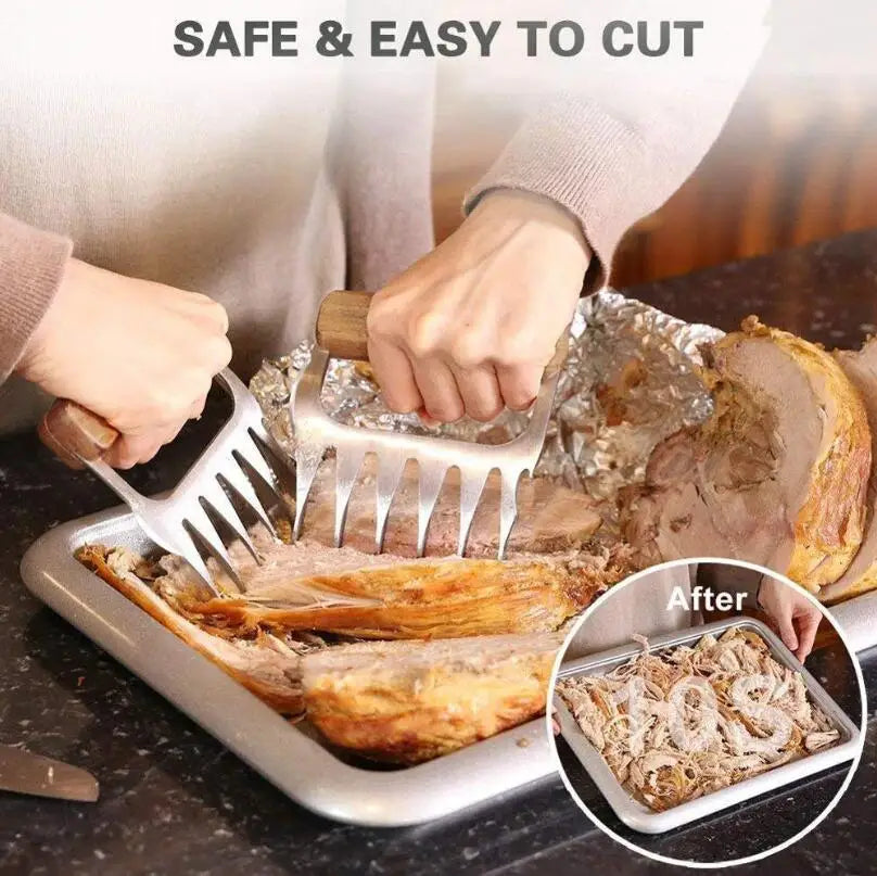 1pc Bear Claws Barbecue Fork Pull