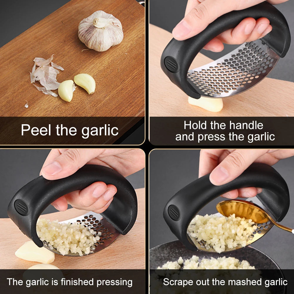 Stainless Steel Garlic Press