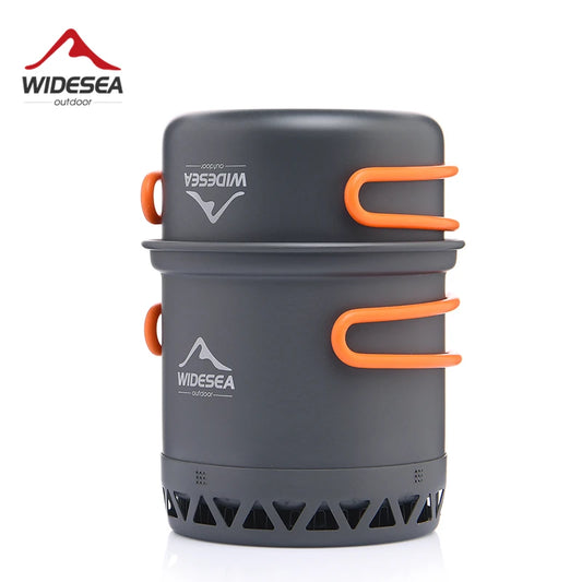 Widesea Camping 1.3L 2.3L Cookware Outdoor Cooking