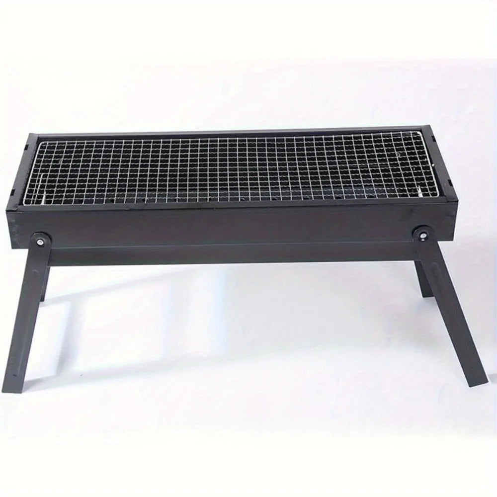 Charcoal Grill, Portable for Barbecue, Folding BBQ Grill