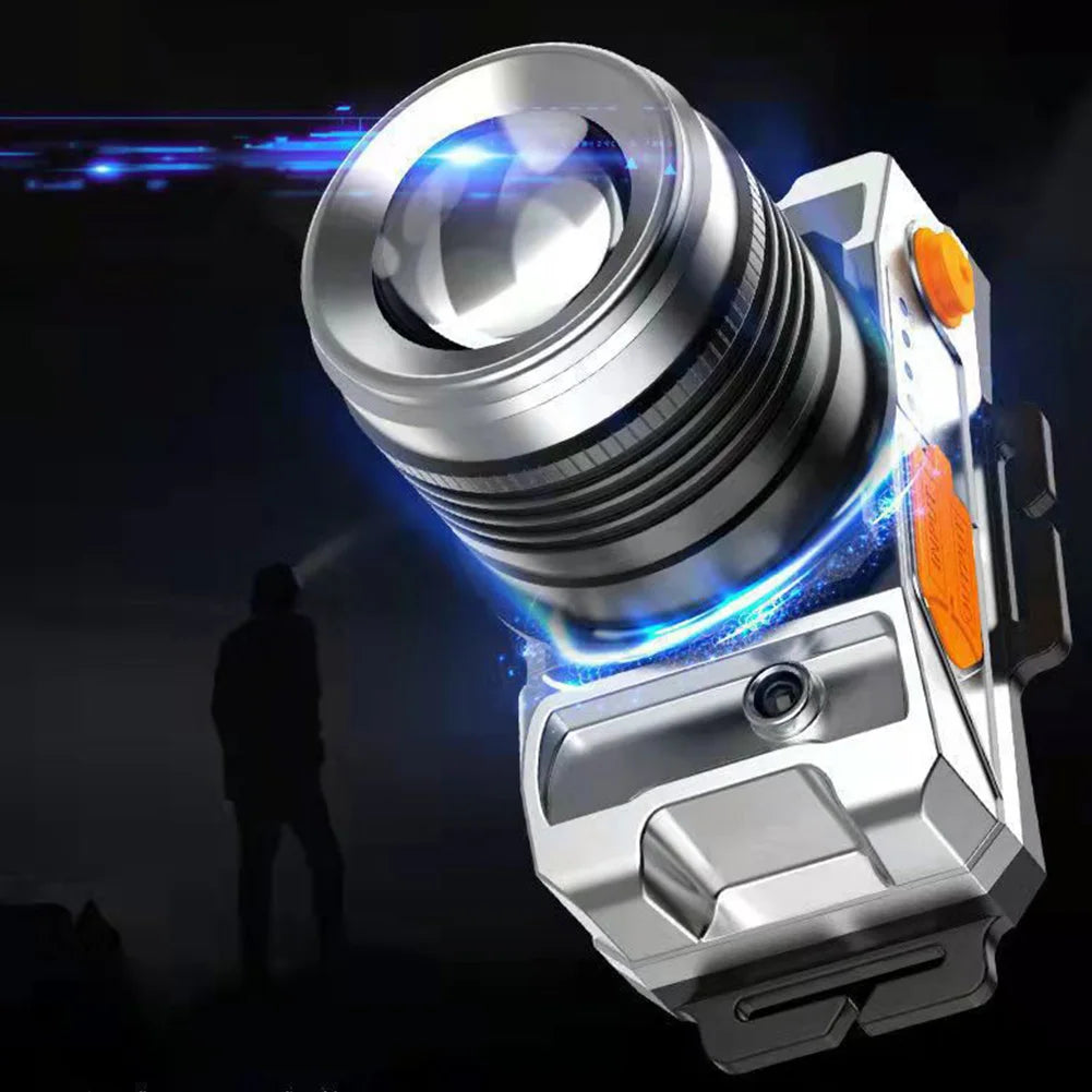 LED Outdoor Head Flashlight Motion Sensor