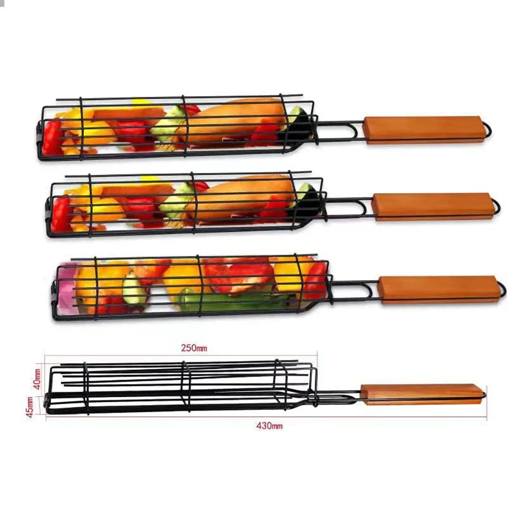 Non-Stick BBQ Grilling Basket Set (4 Pieces)