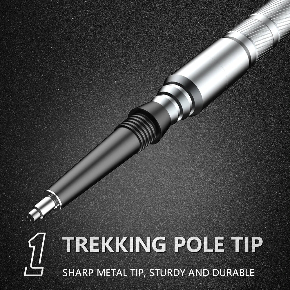 Multifunction Trekking Poles Mountaineering Collapsible