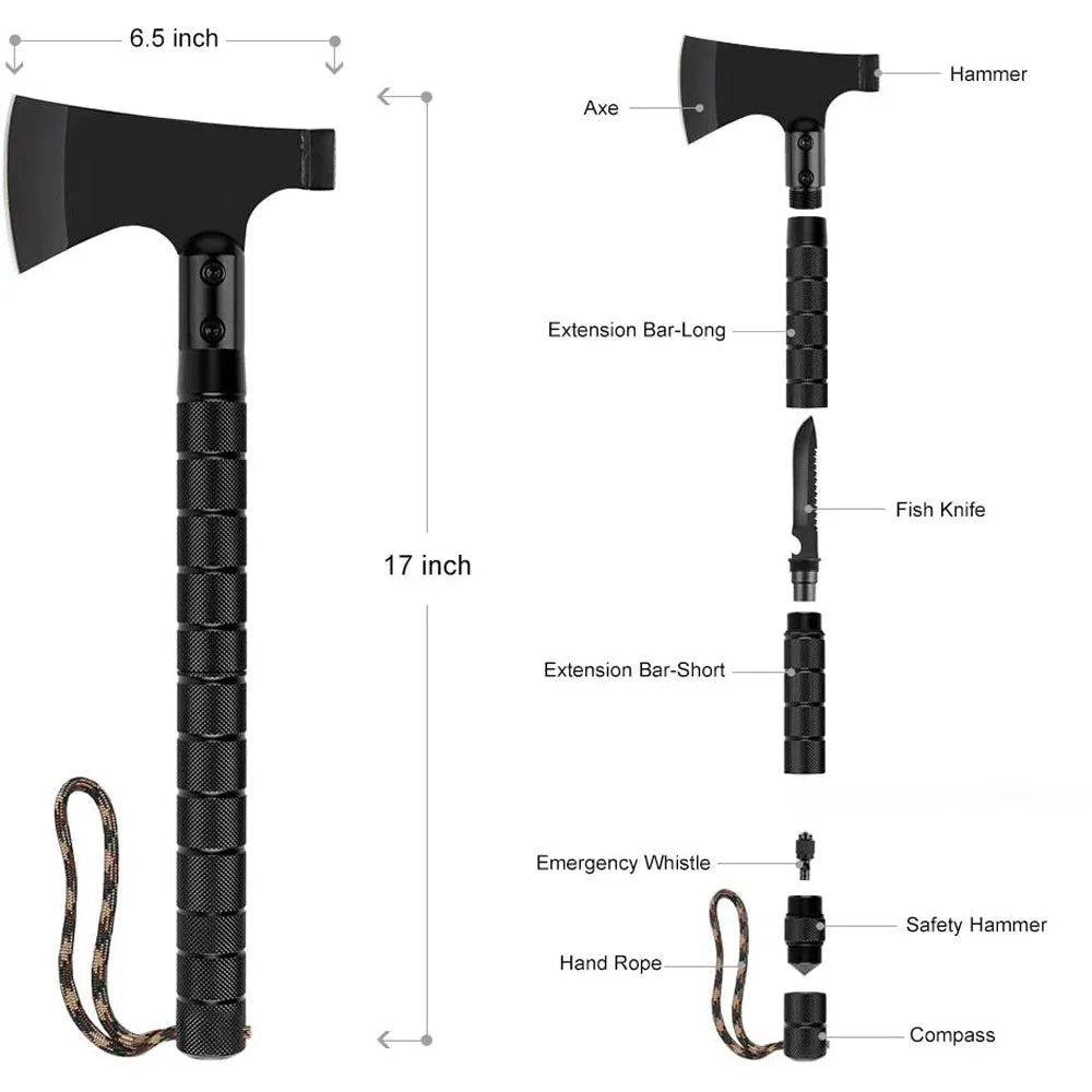 Tactical Axe Tomahawk Stainless Steel Blade